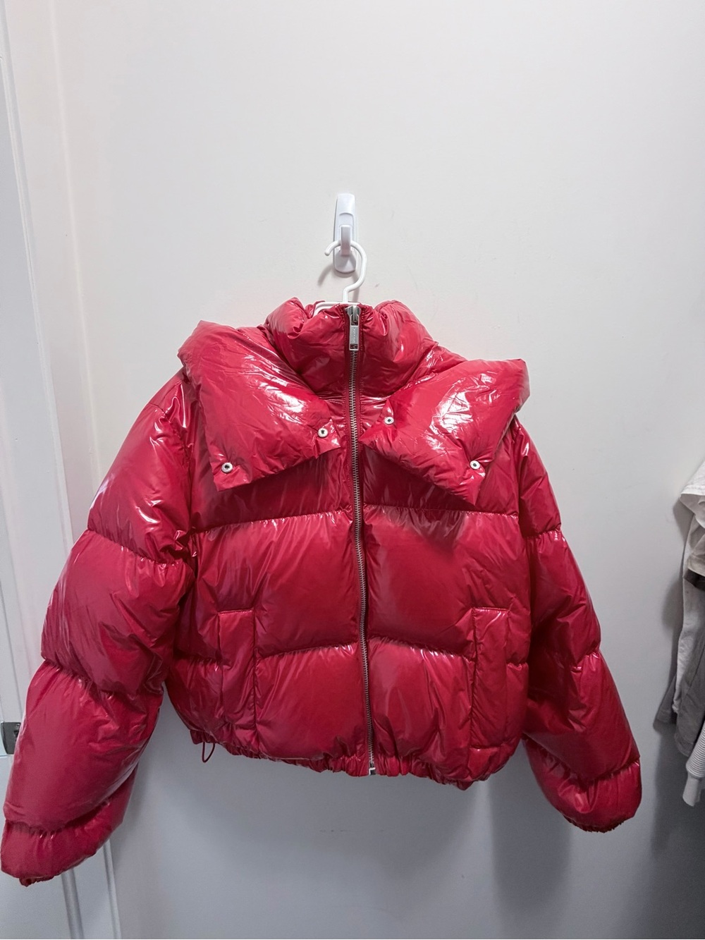 Michael Kors Red Puffer Jacket